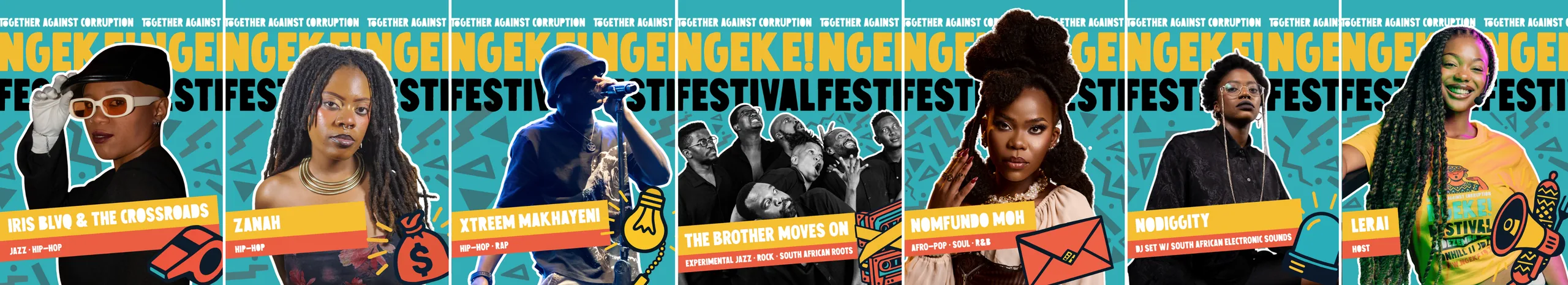 Ngeke! Line-up mailer